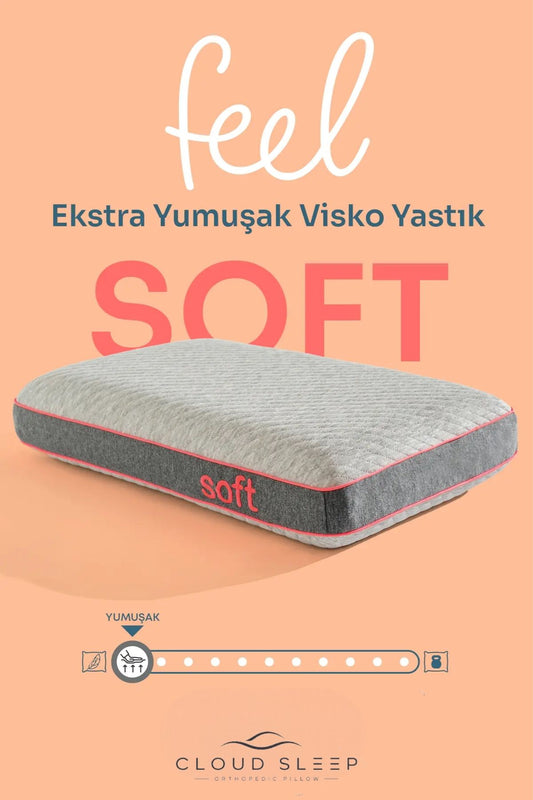 Feel Soft Visko Yastık – Ekstra Yumuşak Visco Ortopedik Yastık