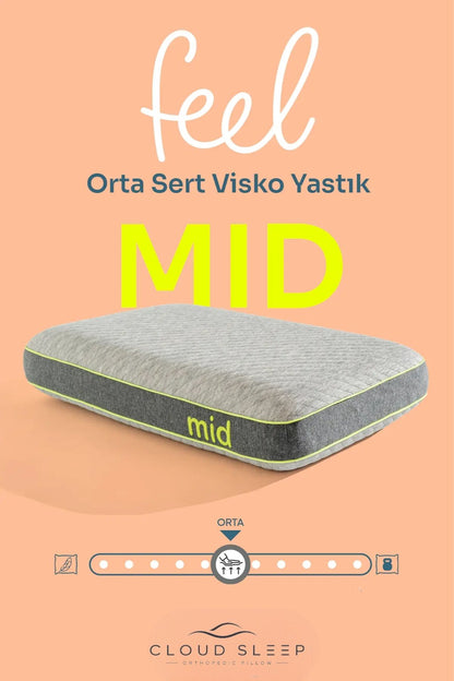 Feel Mid Visko Yastık – Orta Sert Visco Ortopedik Yastık
