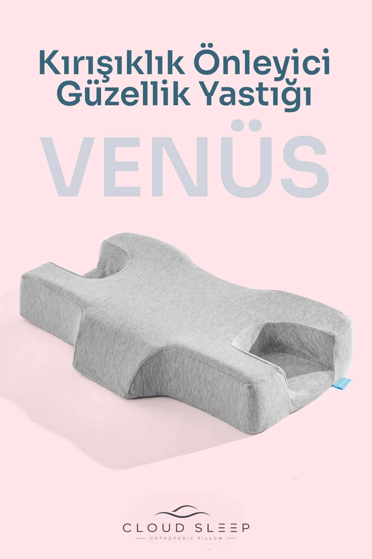 Venüs Kırışıklık Önleyici Güzellik Yastığı – Ortopedik Visco Beauty Yastık