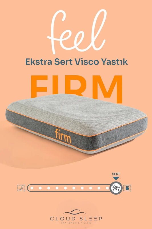 Feel Firm Visko Yastık Ekstra Sert Visco Ortopedik Yastık