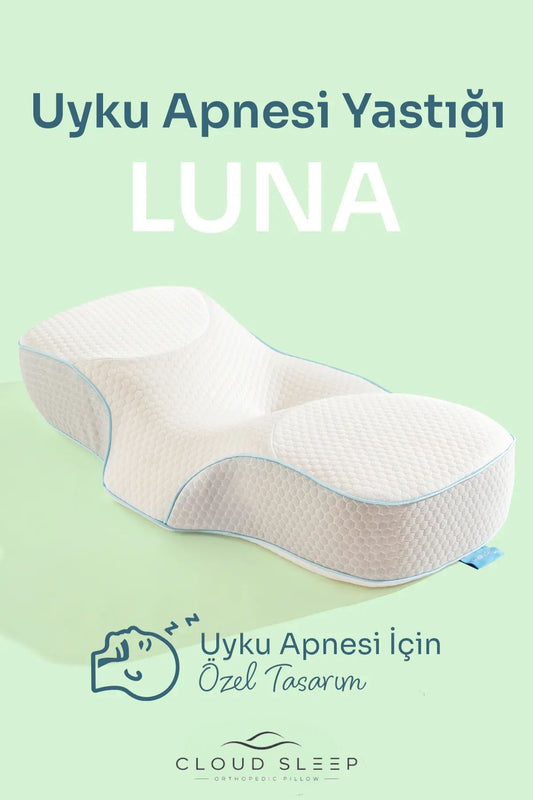 LUNA Visko Apne Yastığı Horlama Azaltıcı Ortopedik Visco Yastık