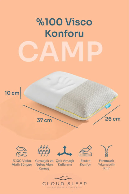 CAMP Ortopedik Visco Seyahat ve Kamp Yastığı