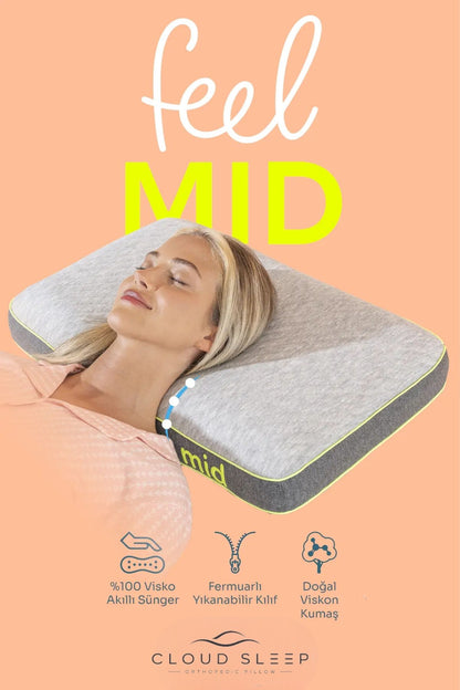 Feel Mid Visko Yastık – Orta Sert Visco Ortopedik Yastık
