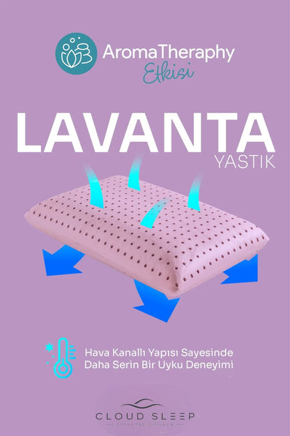 Aroma Terapi Lavanta Visco Yastık Ve Yastık Spreyi