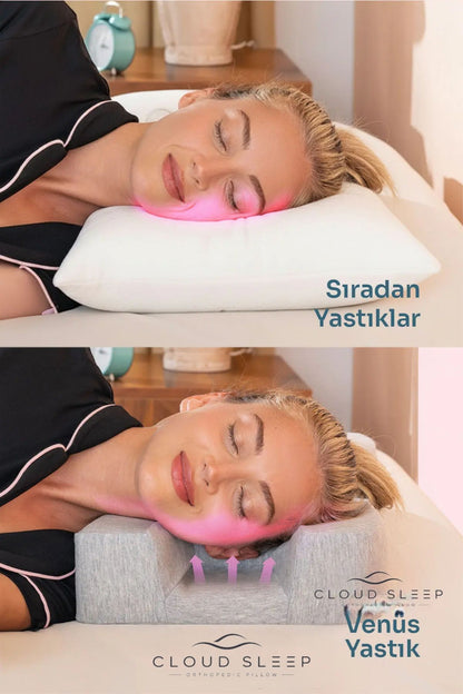 Venüs Kırışıklık Önleyici Güzellik Yastığı – Ortopedik Visco Beauty Yastık