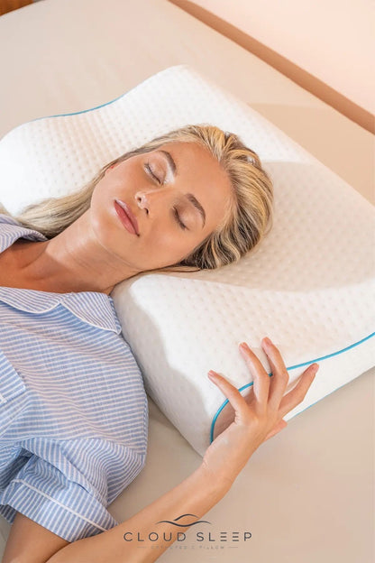 Yüksek Visco Yastık Çift Boyun Destekli Ortopedik Visko Yastık