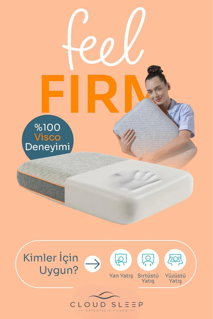 Feel Firm Visko Yastık Ekstra Sert Visco Ortopedik Yastık