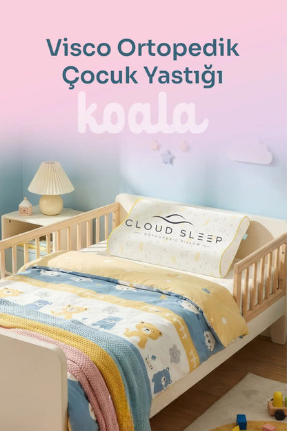Koala Visco Çocuk Yastığı İki Farklı Yükseklikte Boyun Destekli Yastık