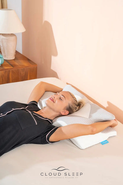 NOX Boyun Destekli Ortopedik Visco Yastık Gri – Rahat Uyku ve Güzellik Yastığı