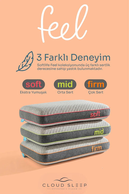 Feel Soft Visko Yastık – Ekstra Yumuşak Visco Ortopedik Yastık