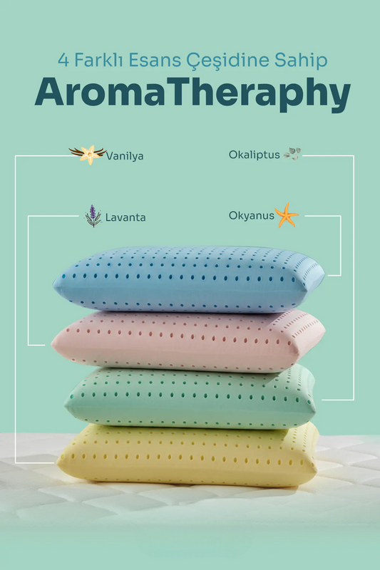 Aroma Terapi Okaliptüs Visco Yastık Ve Yastık Spreyi
