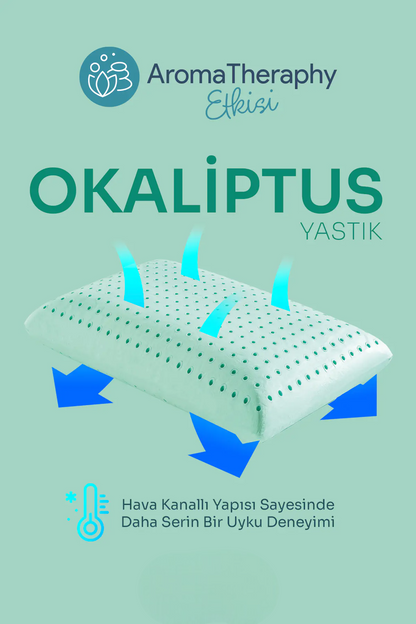 Aroma Terapi Okaliptüs Visco Yastık Ve Yastık Spreyi
