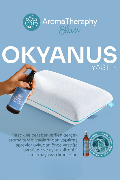 Aroma Terapi Okyanus Esintisi Visco Yastık Ve Yastık Spreyi